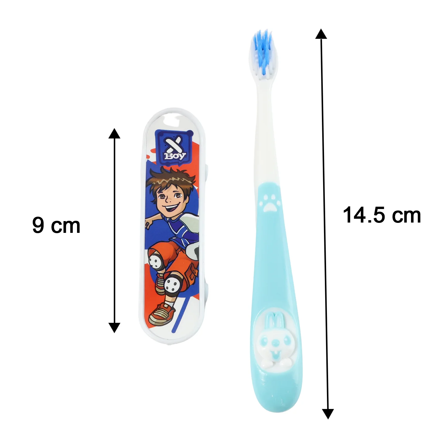 Kids Toothbrush with Cartoon Sketchboard Toy - Image 3