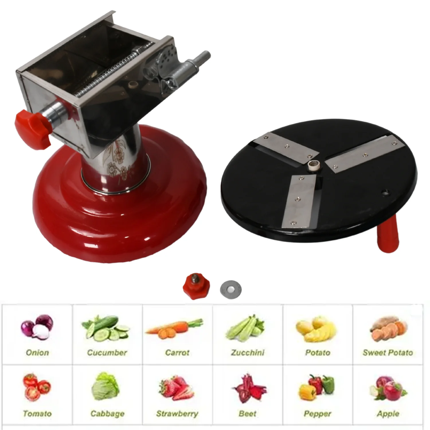 Stainless Steel Chips Maker and Vegetable Slicer for Kitchen Potato Slicer Graters and Chippers. Chips Maker is Suitable for Vegetable Cuttings. Chips Maker Consist Hard Coated Iron Wheel and Stand. - Image 7