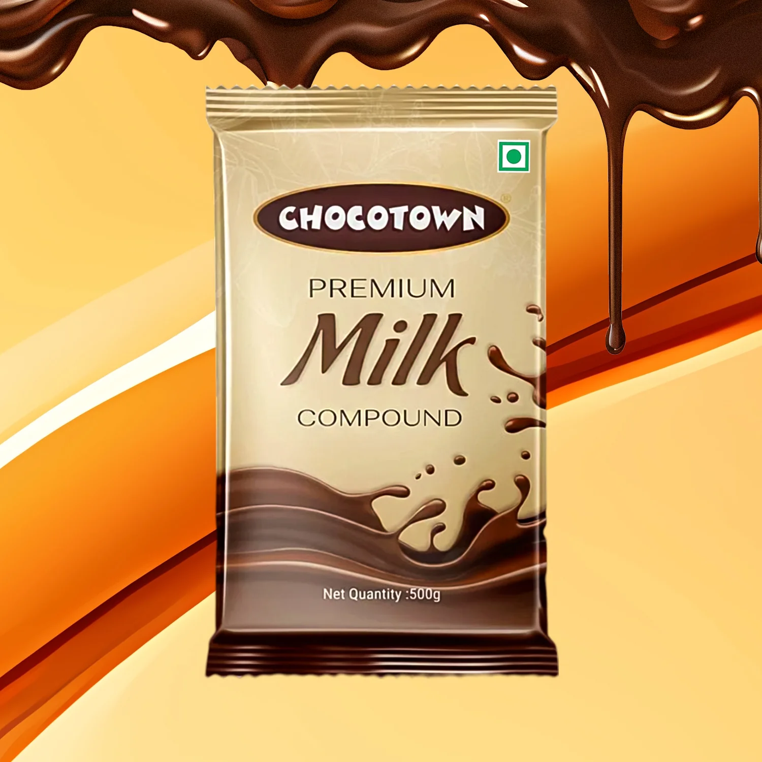 Chocotown Premium Milk Compound Slab (500 gm) - Image 6