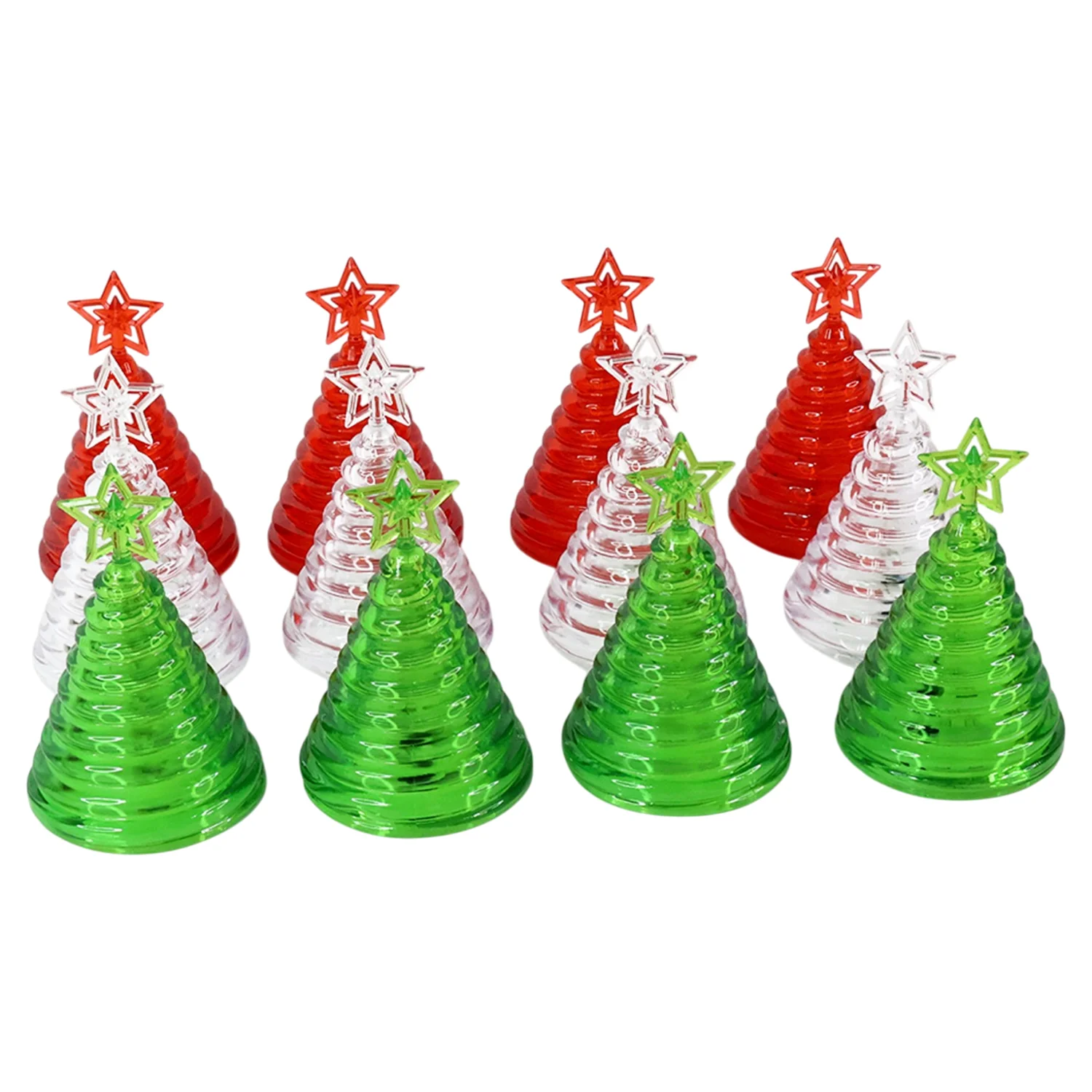 Christmas Tree Shape LED Decorative Lights (12 Pc) - Image 5