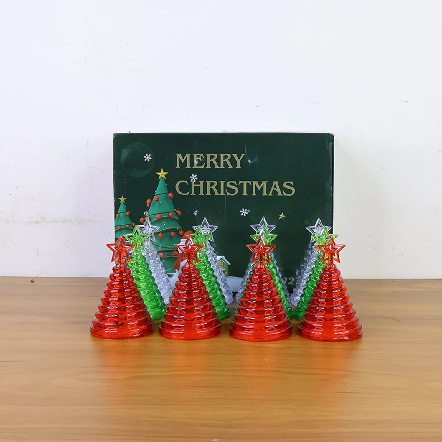 Christmas Tree Shape LED Decorative Lights (12 Pc) - Image 9