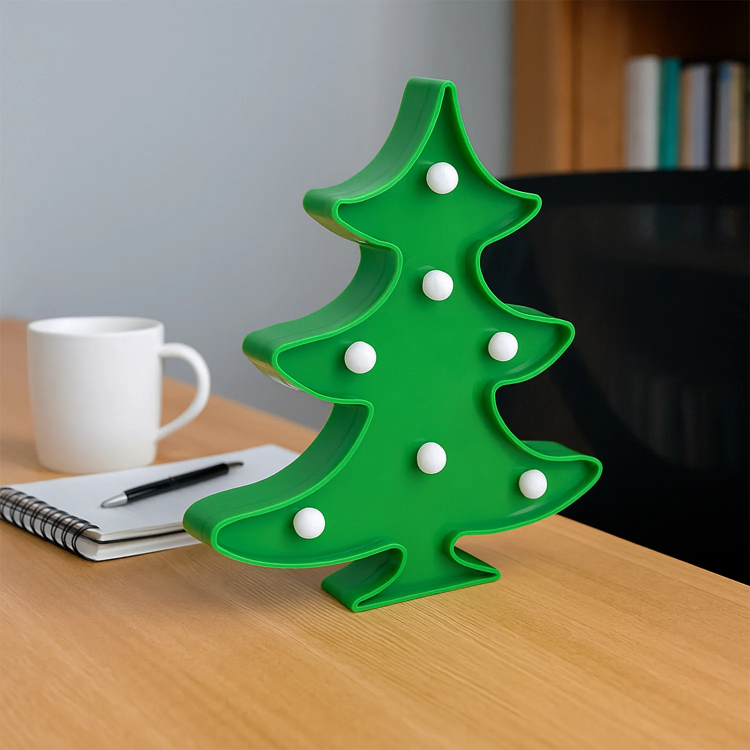 Christmas Tree Shape LED Decorative Night Light (1 Pc) - Image 4