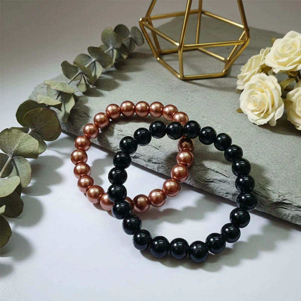 Classic Black and Gold Combo Bracelet – Unisex - Image 2