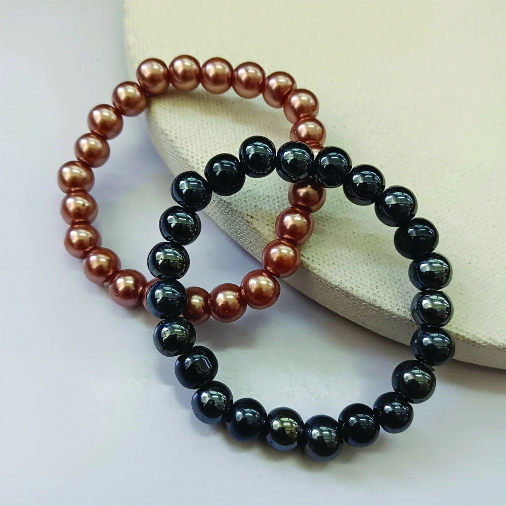 Classic Black and Gold Combo Bracelet – Unisex - Image 3