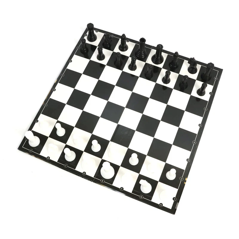 Classic Chess Board Game Strategy & Intelligence Game with Black and White Pieces - Image 4