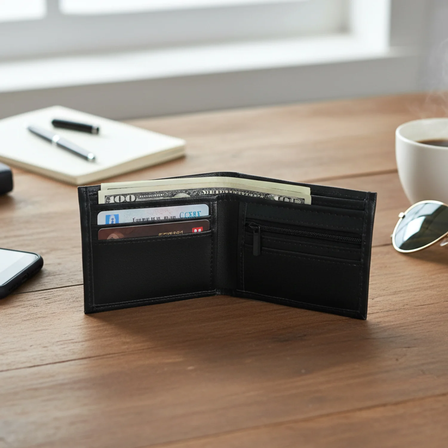 Classic Gents Bi-Fold Wallet (1 Pc) - Image 5