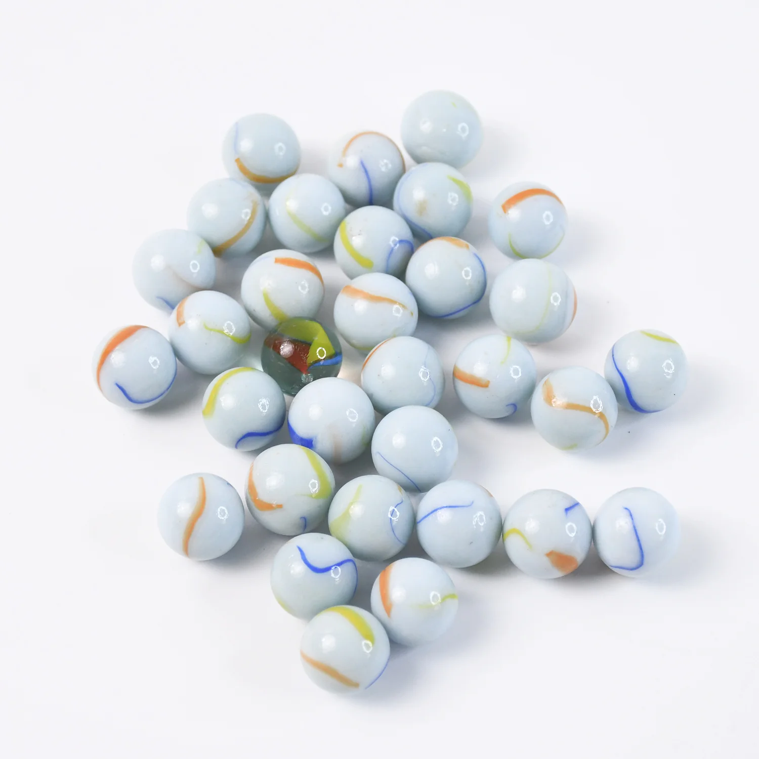 Classic Glass Marbles Pack of Approx 30 Pc - Image 5
