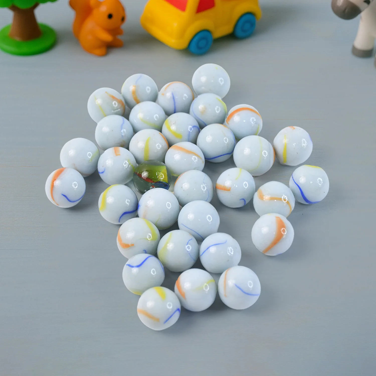 Classic Glass Marbles Pack of Approx 30 Pc - Image 6