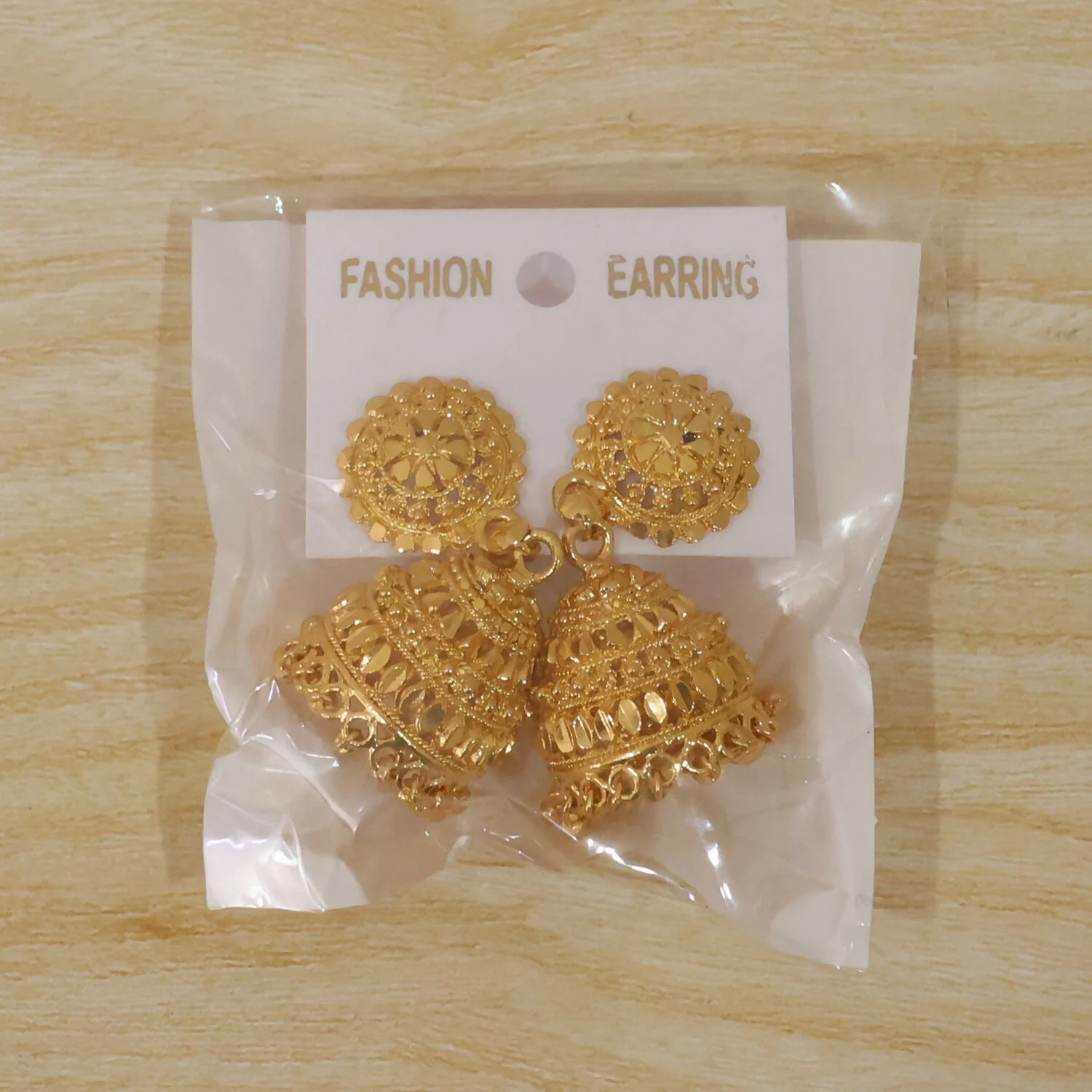 Classic Gold Jhumka Earrings with Elegant Pearl Danglers for Wedding and Cultural Events - Image 7