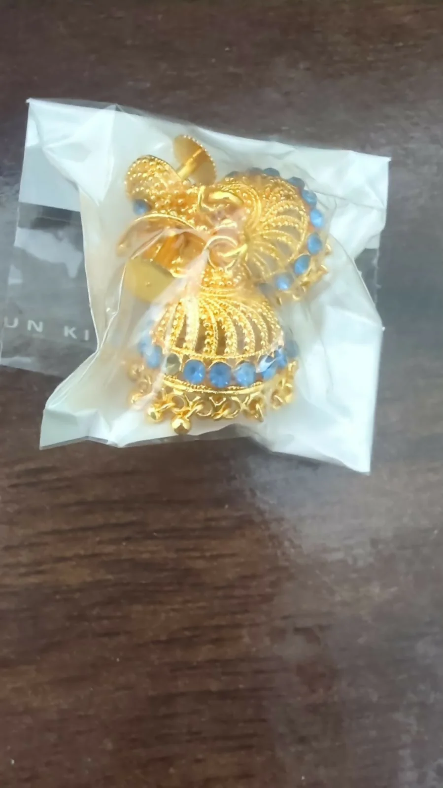 Classic Golden Jhumka Earrings | Ethnic & Festive Jewellery for Women - Image 5