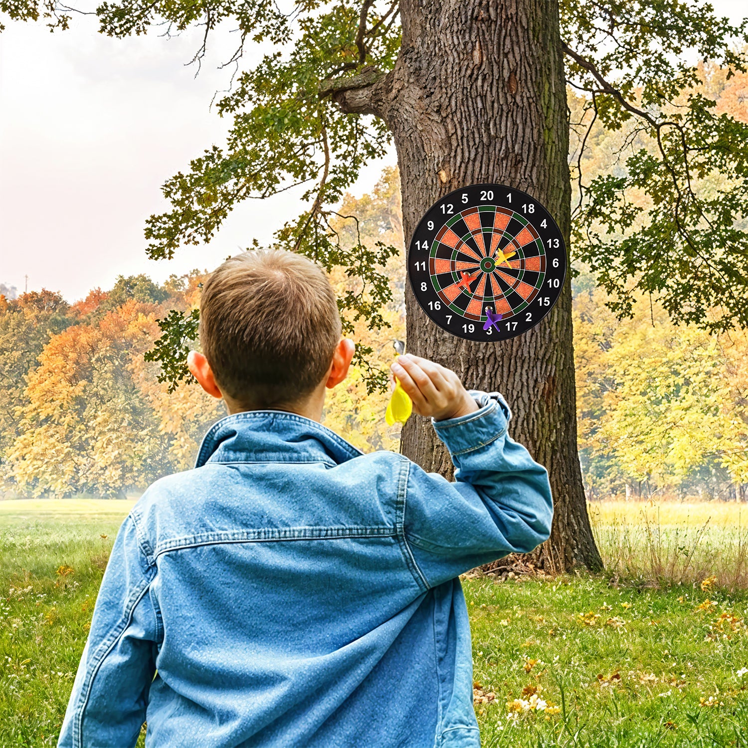 Classic Magnetic Dartboard Game Set - Image 7