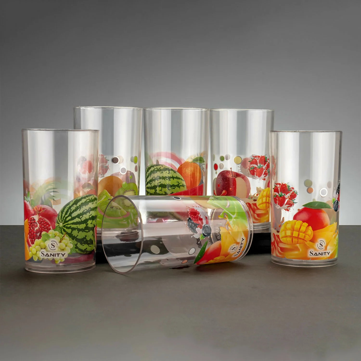 CLASSIC PRINTED GLASS (pack of 6) - Image 2