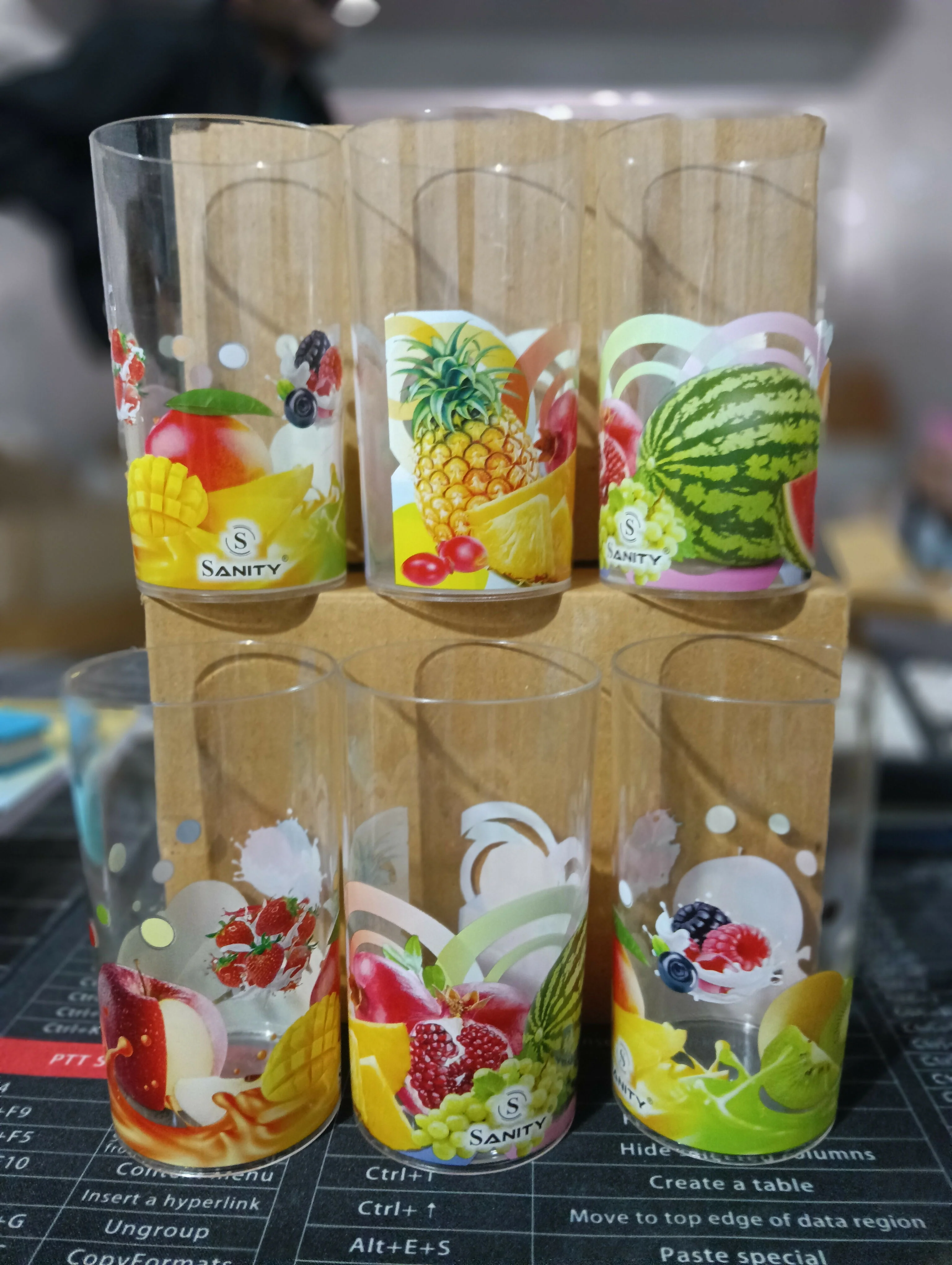 CLASSIC PRINTED GLASS (pack of 6) - Image 4