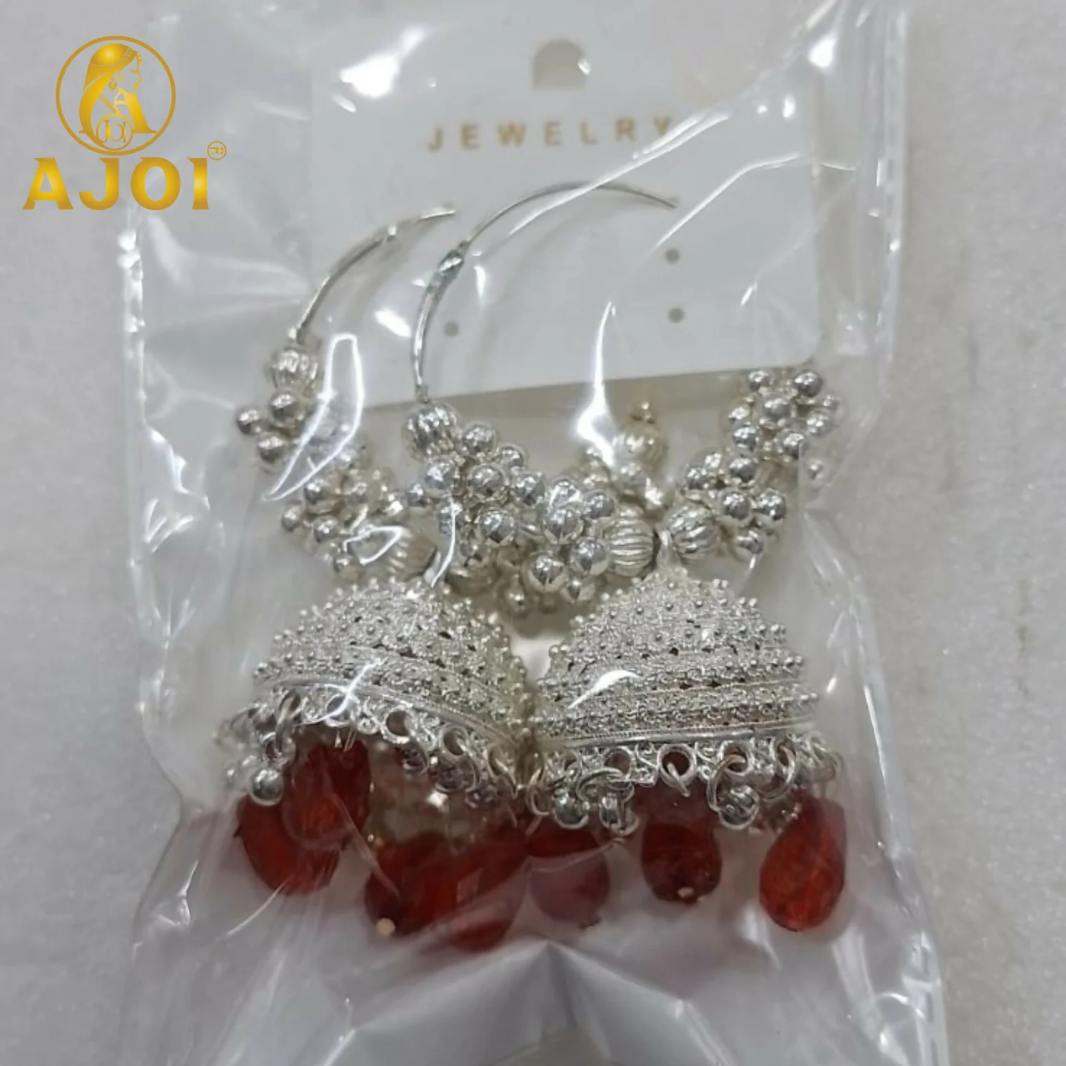 Classic Silver Red with Crimson Drops - Image 5