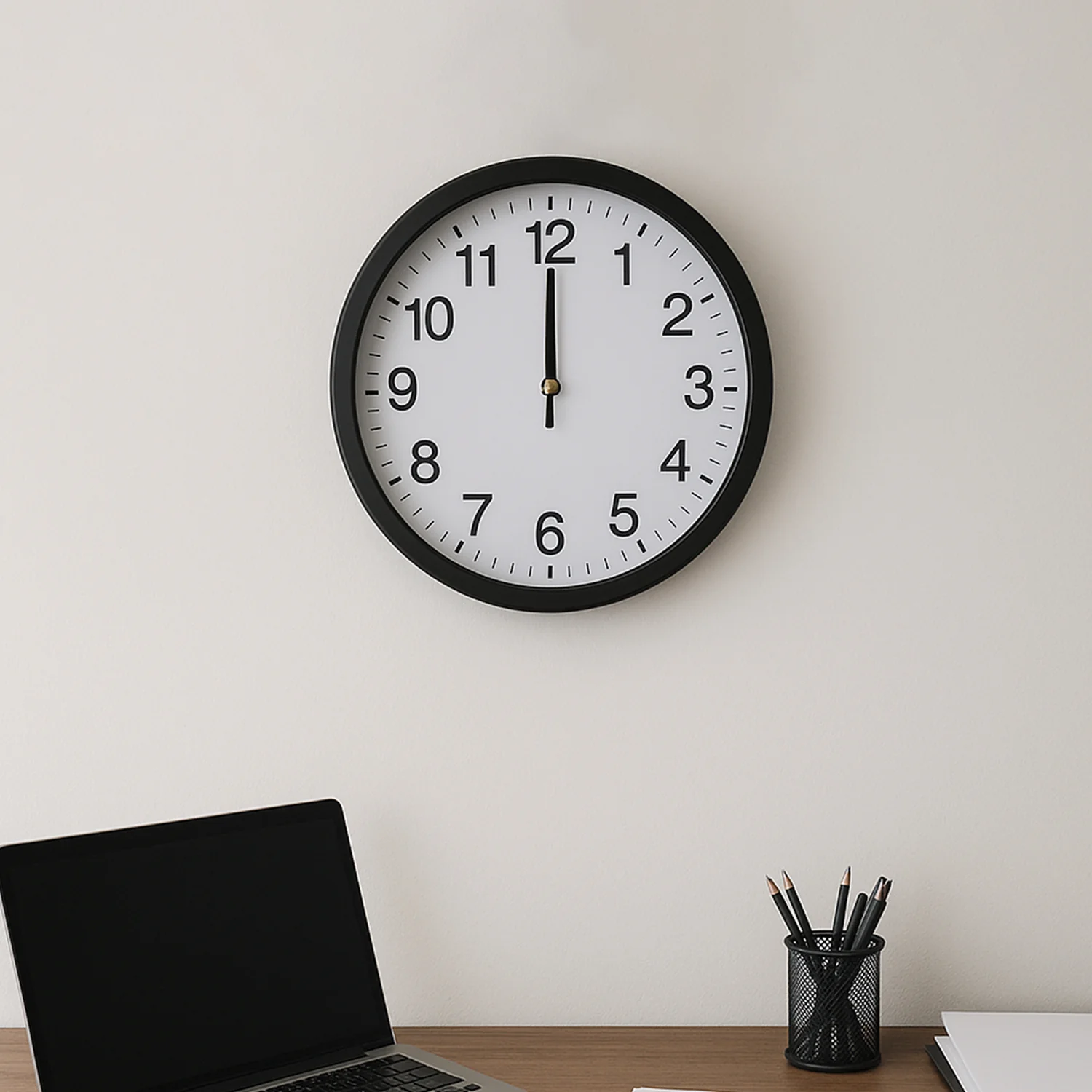 Classic Wall Clock for Home and Office – Mix Design Round 1 Pc Assorted Pattern - Image 6