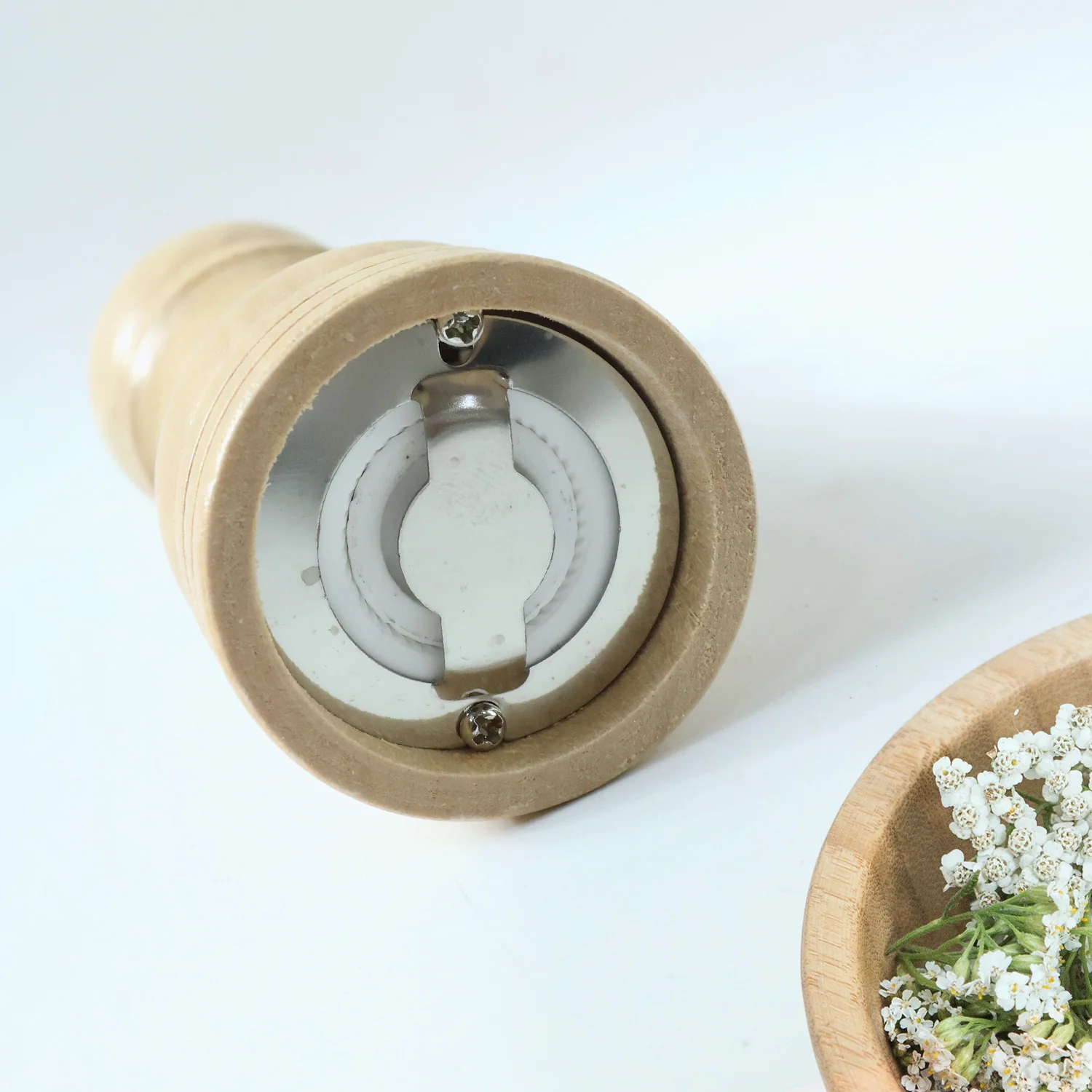 Classic Wooden Manual Pepper Grinding Mill  (1 Pc) - Image 7