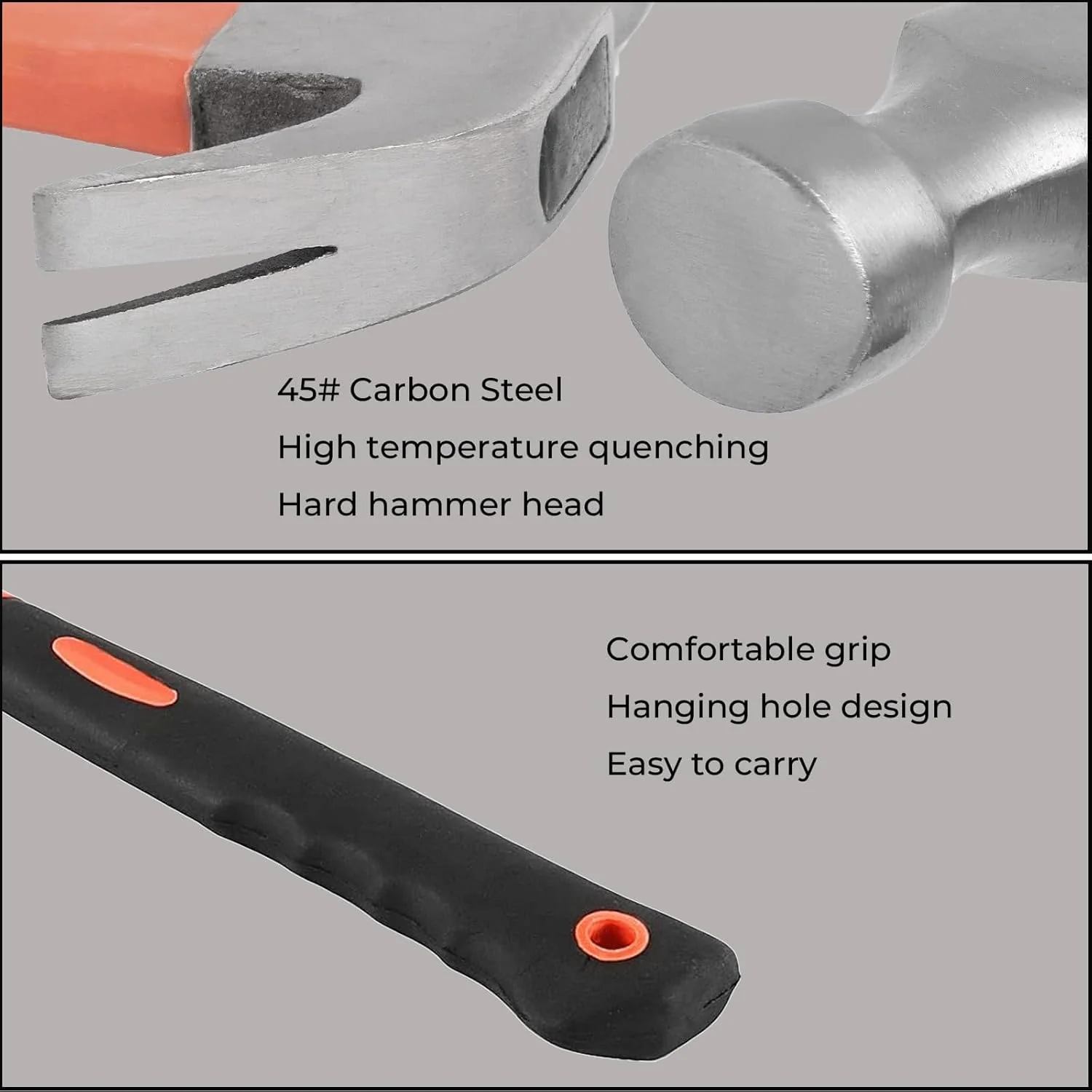 Claw Hammer with Ergonomic Handle (1 Pc, 27 Cm) - Image 4