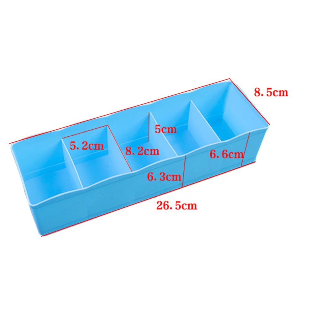 Dividers Tray Organizer Clear Plastic Bead Storage Tray, Socks tray (Multicolour) - Image 7