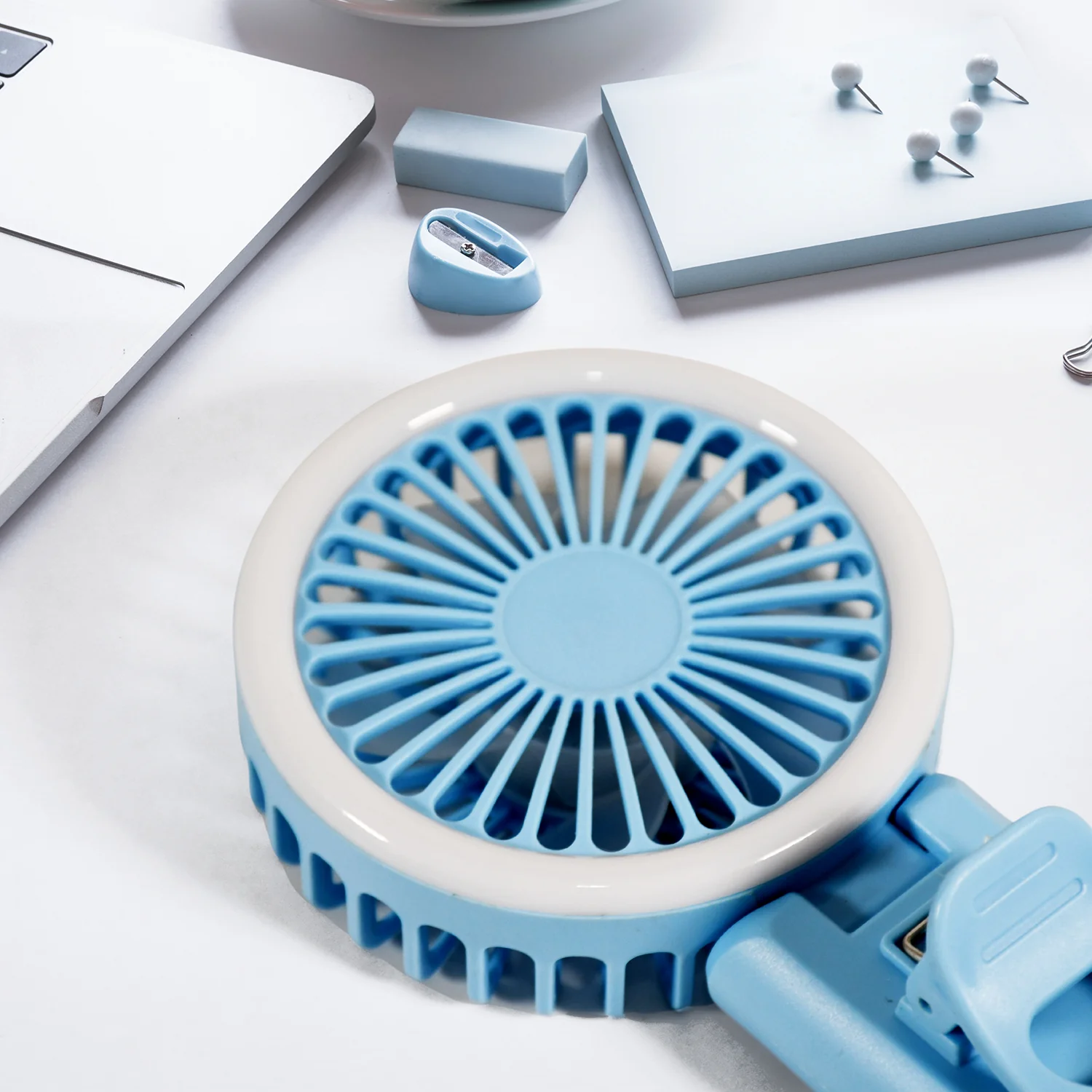 Clip Fan With Light, home, kitchen, Office Portable Fan, Rechargeable Fan - Image 3