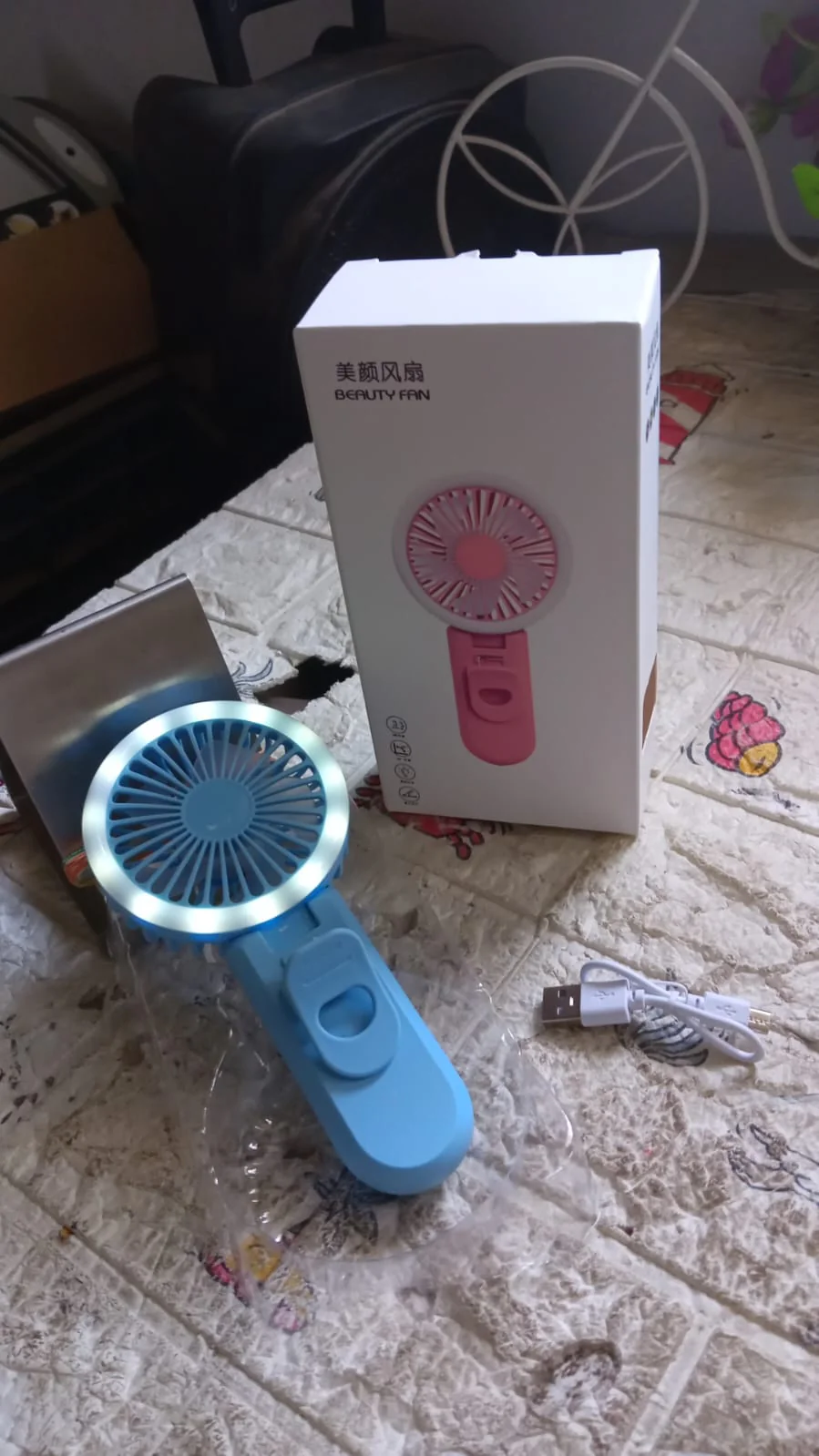Clip Fan With Light, home, kitchen, Office Portable Fan, Rechargeable Fan - Image 8