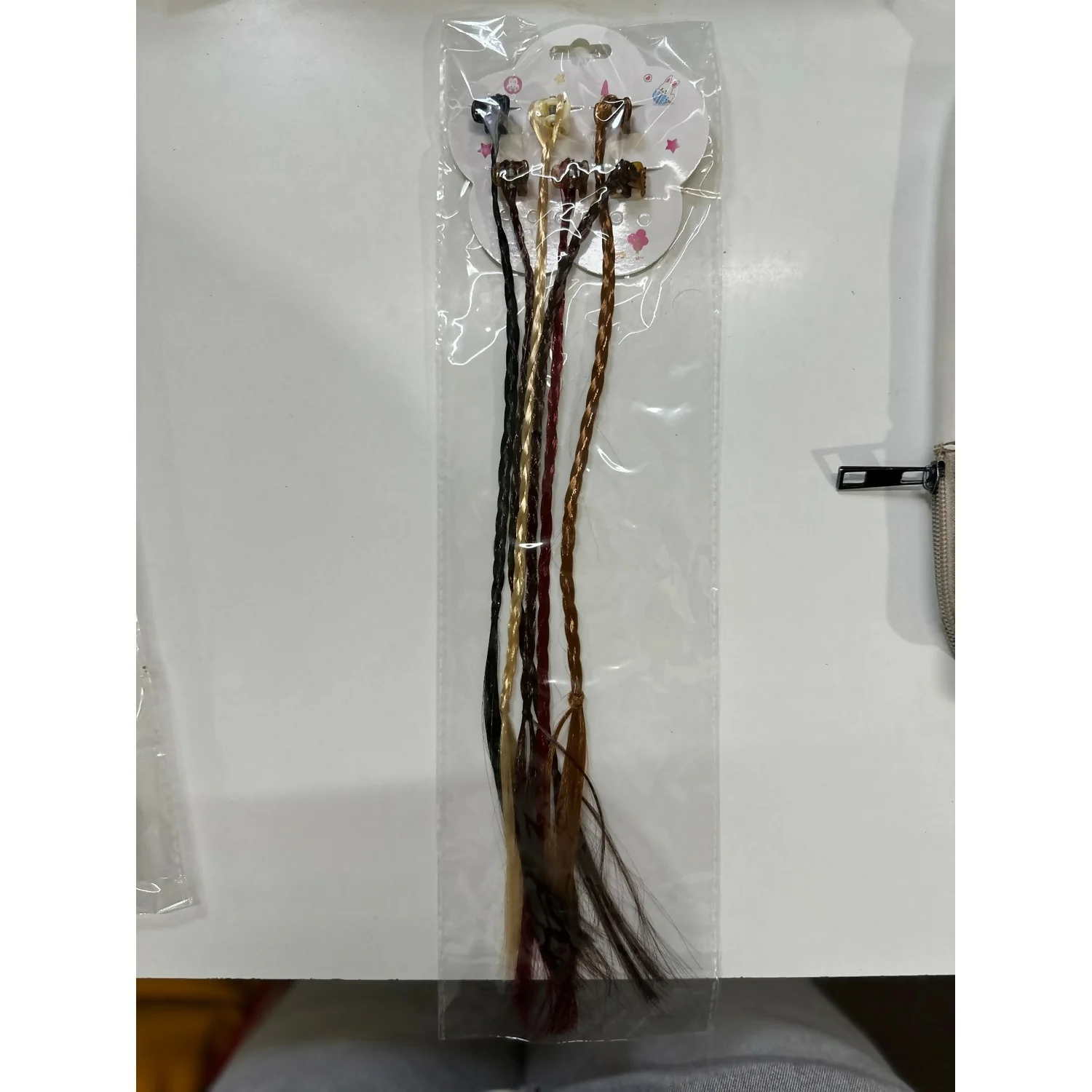 Clip-On Hair Braid Extensions for Girls | Natural Look Styling Accessories Pack of 6 - Image 8