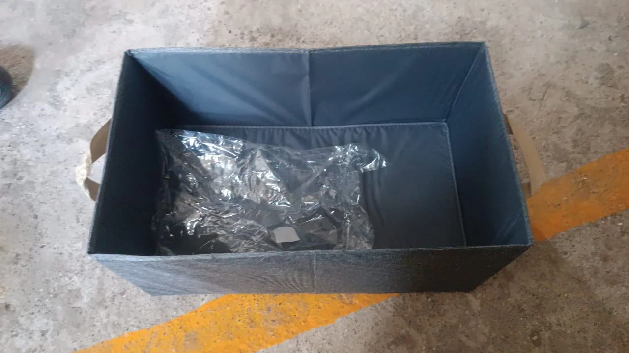 FOLDABLE CLOTH STORAGE BOX WITH HANDLES (47×28 CM) - Image 7