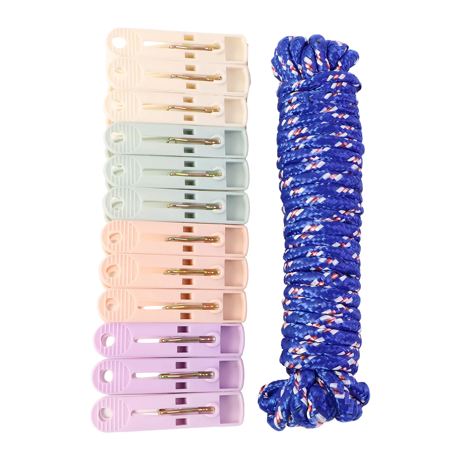 Clothesline Rope 12 Clips – 5 Meter Approx Heavy Duty Laundry Drying Rope with Clip - Image 5