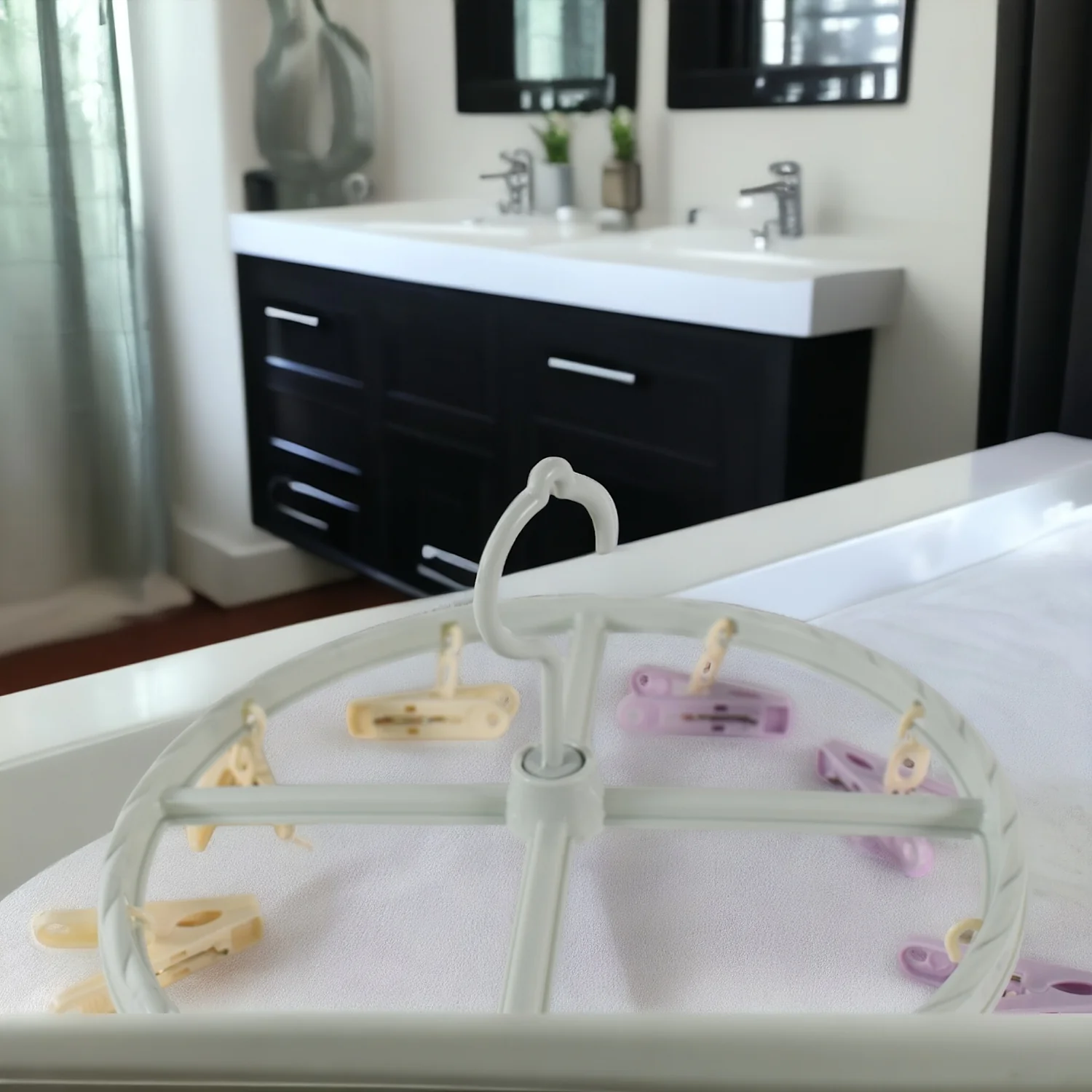 Clothespin Rack Laundry Drying Rack - Image 6