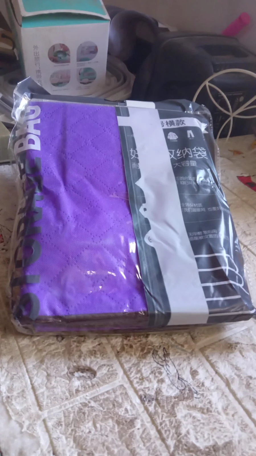 Clothing storage bag zipper, non-woven storage bag storing the clothes and sarees - Image 12