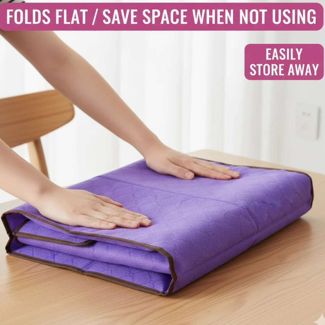 Clothing storage bag zipper, non-woven storage bag storing the clothes and sarees - Image 2