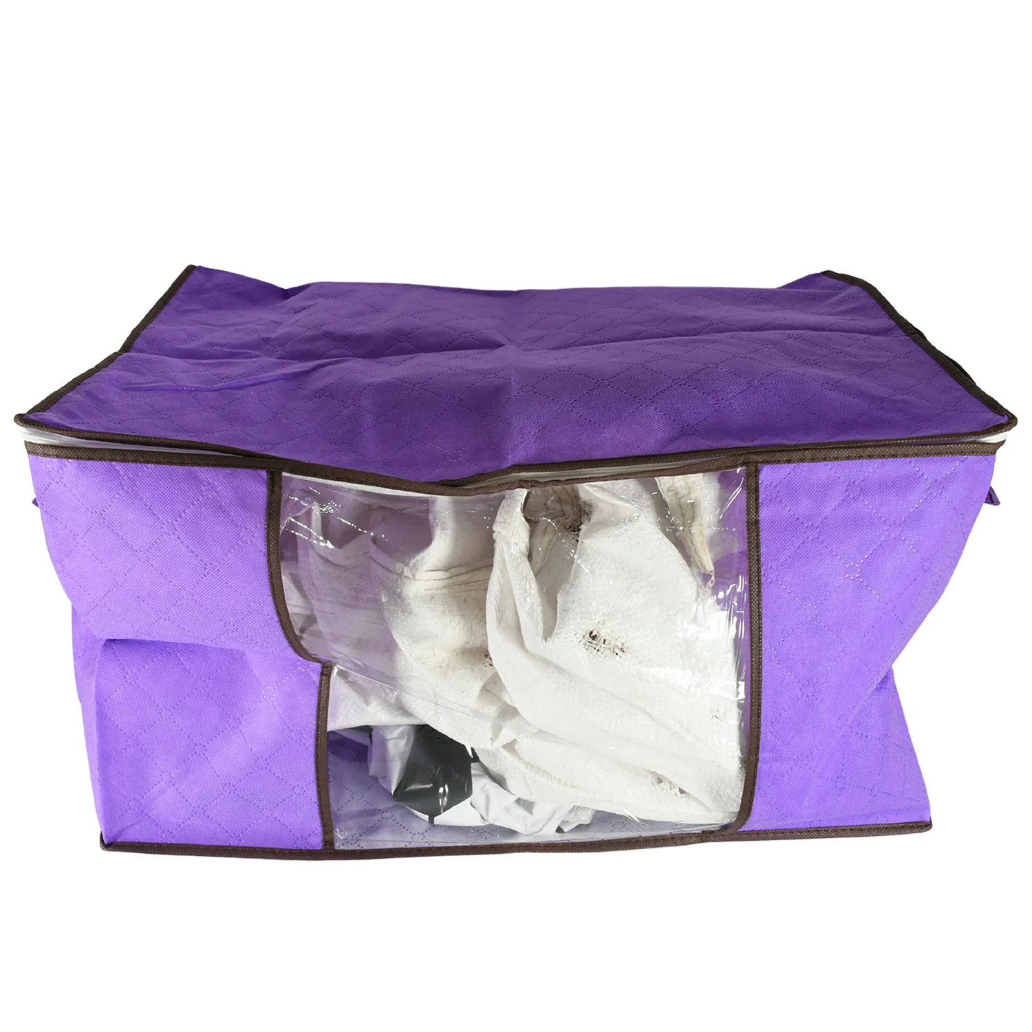 Clothing storage bag zipper, non-woven storage bag storing the clothes and sarees - Image 9