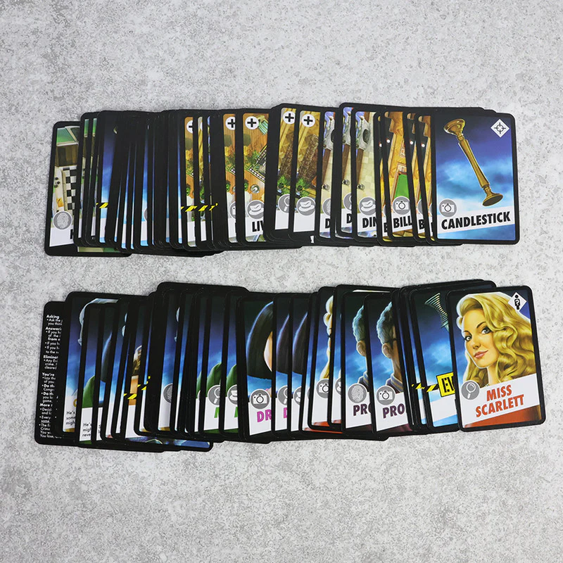 Clue Card Game Mystery Detective Game of Who, Where & With What - Image 2