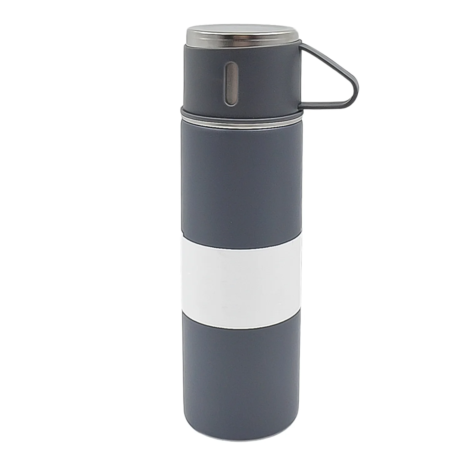 Stainless Steel Vacuum Insulated Water Bottle With Mug (500 ML, Mix Color) - Image 4
