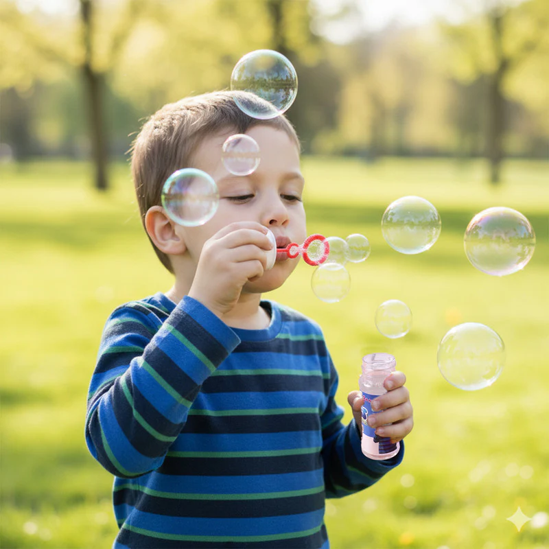 Colorful Bubble Bottles - Fun Party Activity for Kids (Pack of 3) - Image 4