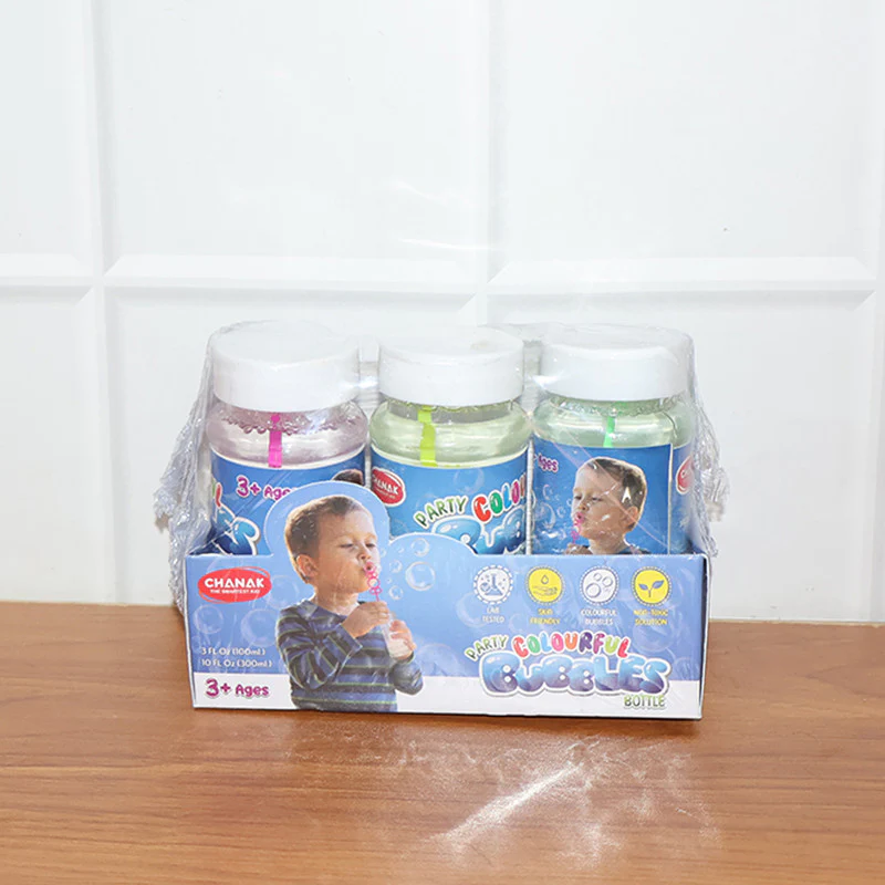 Colorful Bubble Bottles - Fun Party Activity for Kids (Pack of 3) - Image 7