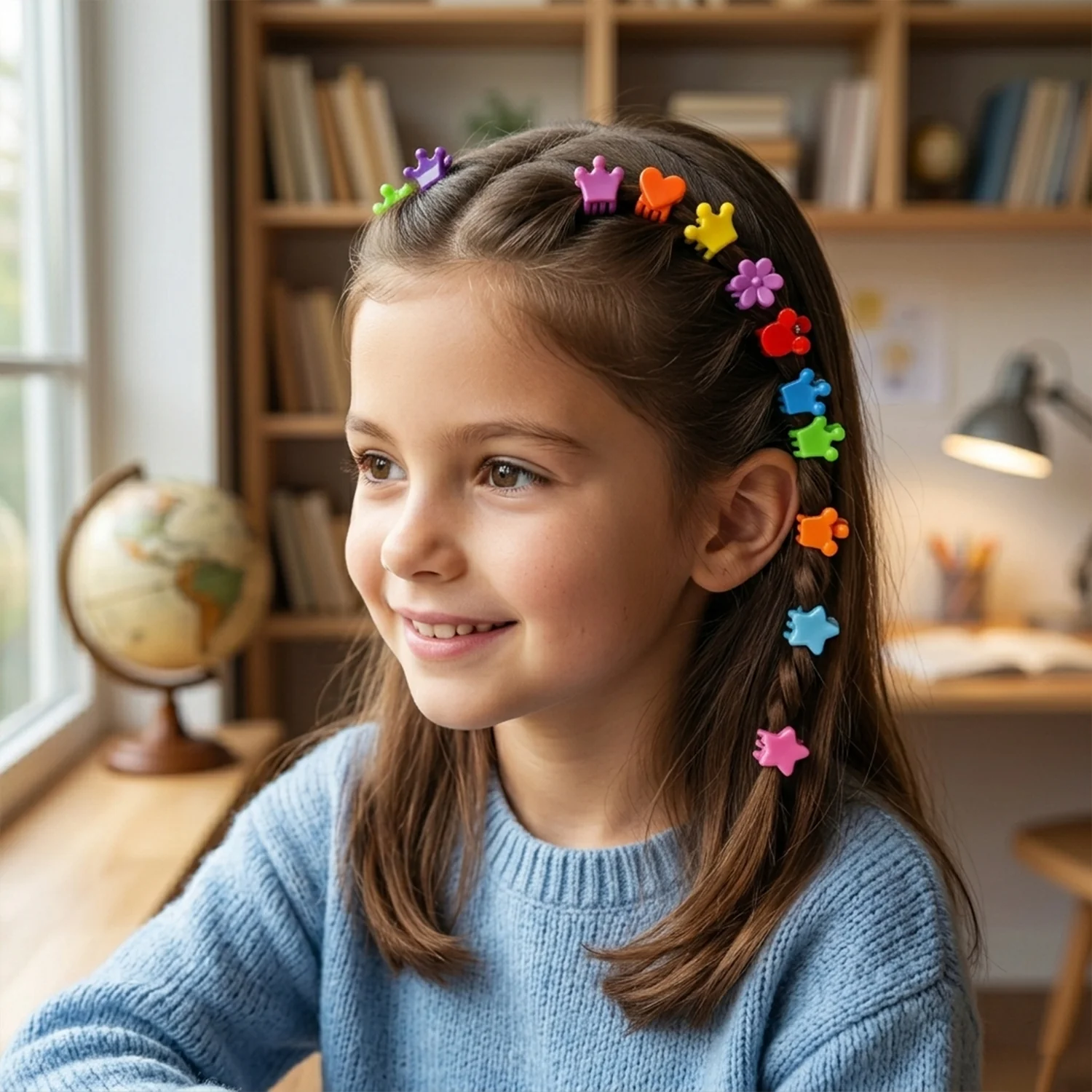 Colorful Mini Hair Claw Clips Set (1 Set) - Image 3