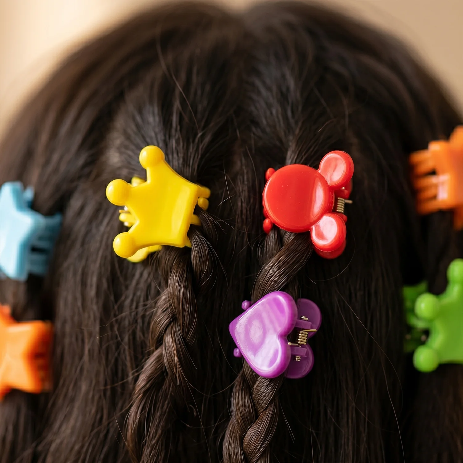 Colorful Mini Hair Claw Clips Set (1 Set) - Image 5