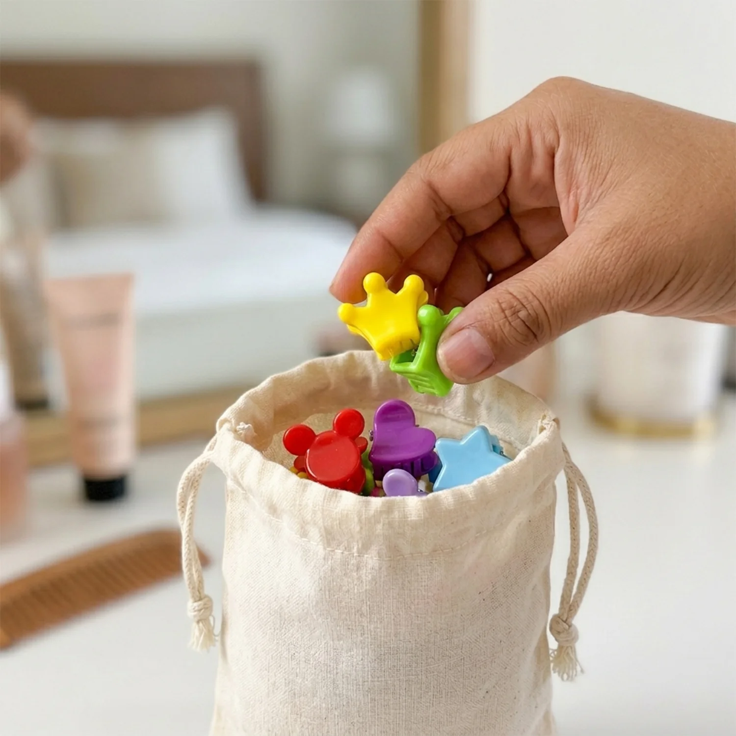 Colorful Mini Hair Claw Clips Set (1 Set) - Image 7