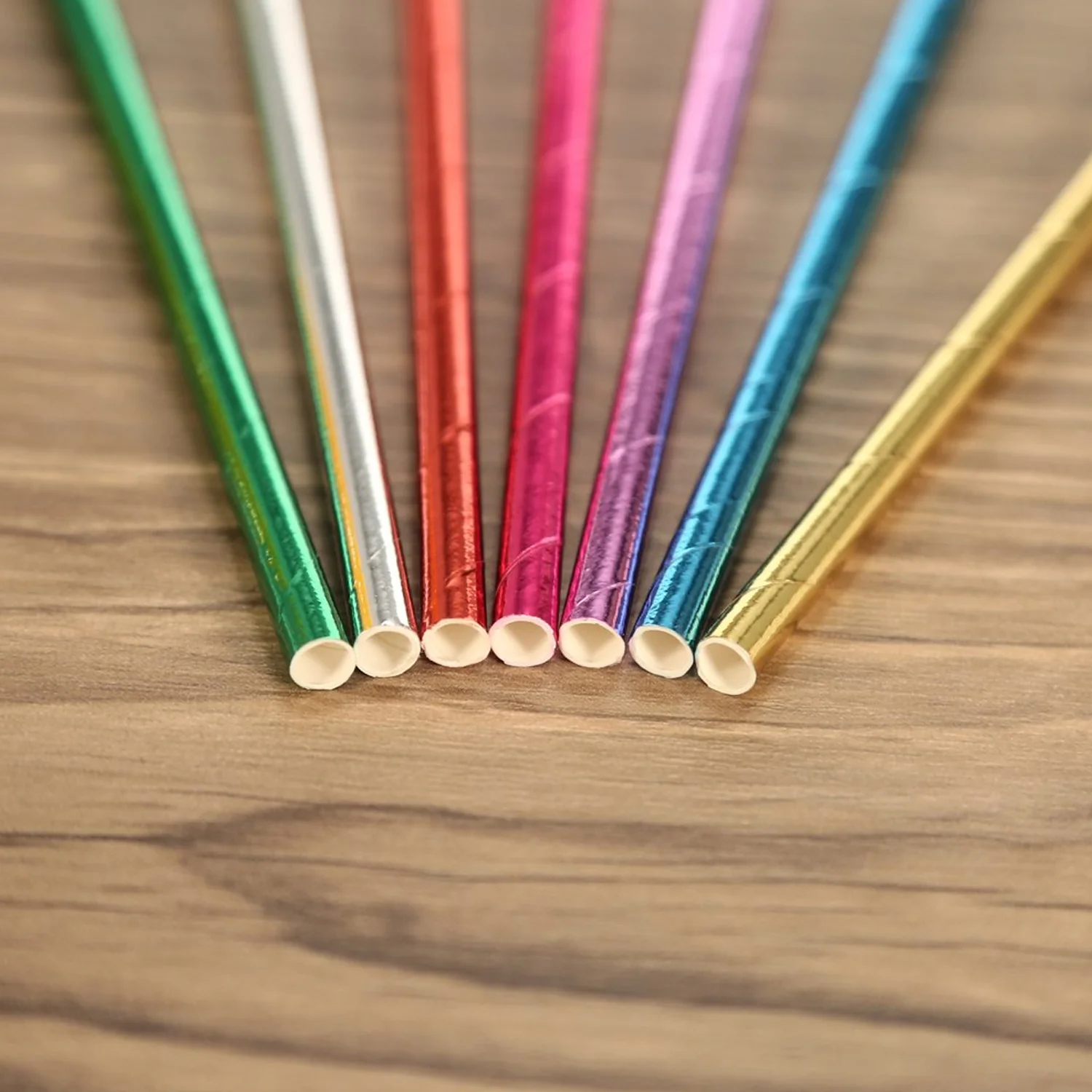 Home Paper Straws Durable & Eco-Friendly Colorful - Drinking Straws & Party Decoration Supplies, Adorable Solid Color Food Grade Paper Straws for Birthday, Wedding, Baby Shower Celebration (25 Pcs Set) - Image 5