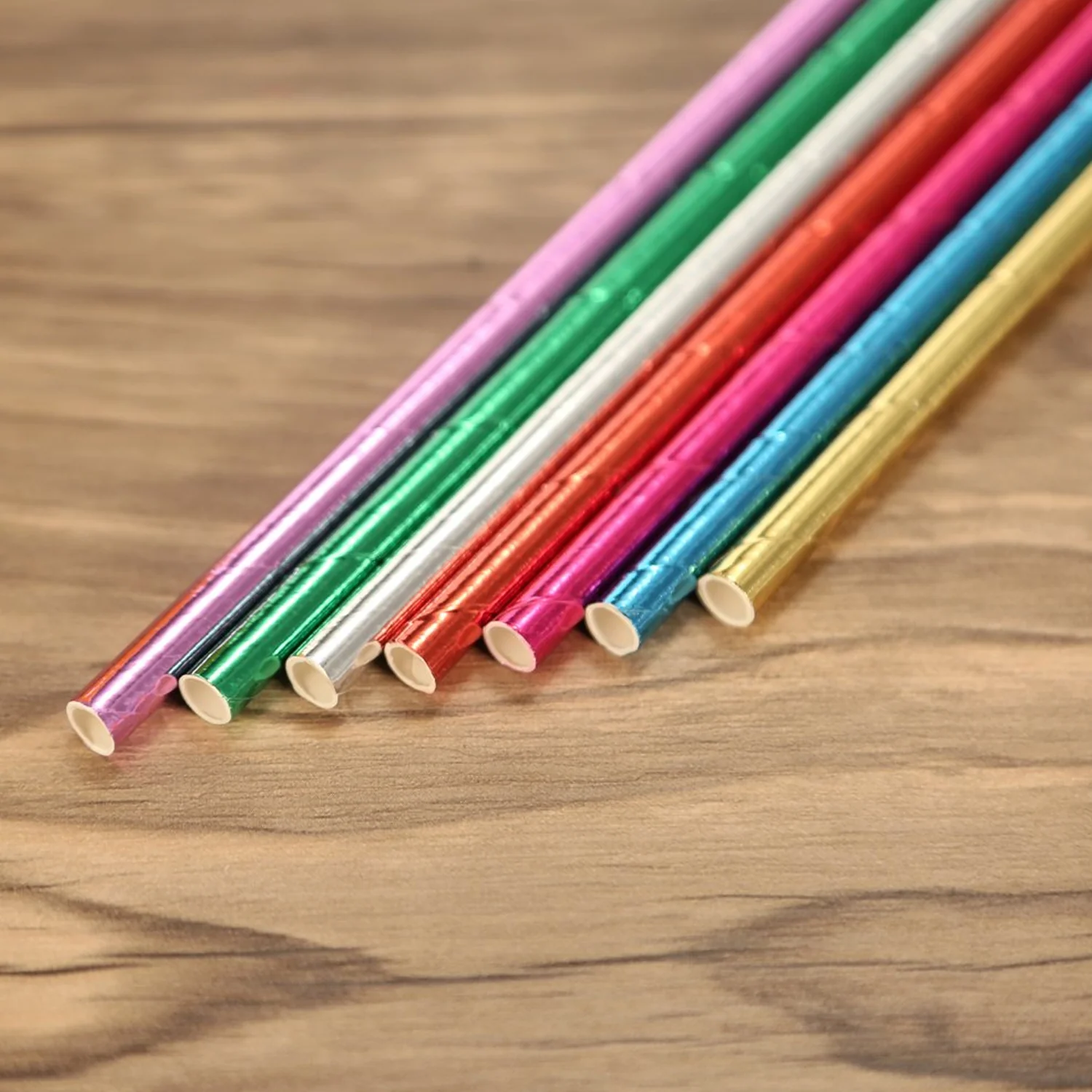 Home Paper Straws Durable & Eco-Friendly Colorful - Drinking Straws & Party Decoration Supplies, Adorable Solid Color Food Grade Paper Straws for Birthday, Wedding, Baby Shower Celebration (25 Pcs Set) - Image 8