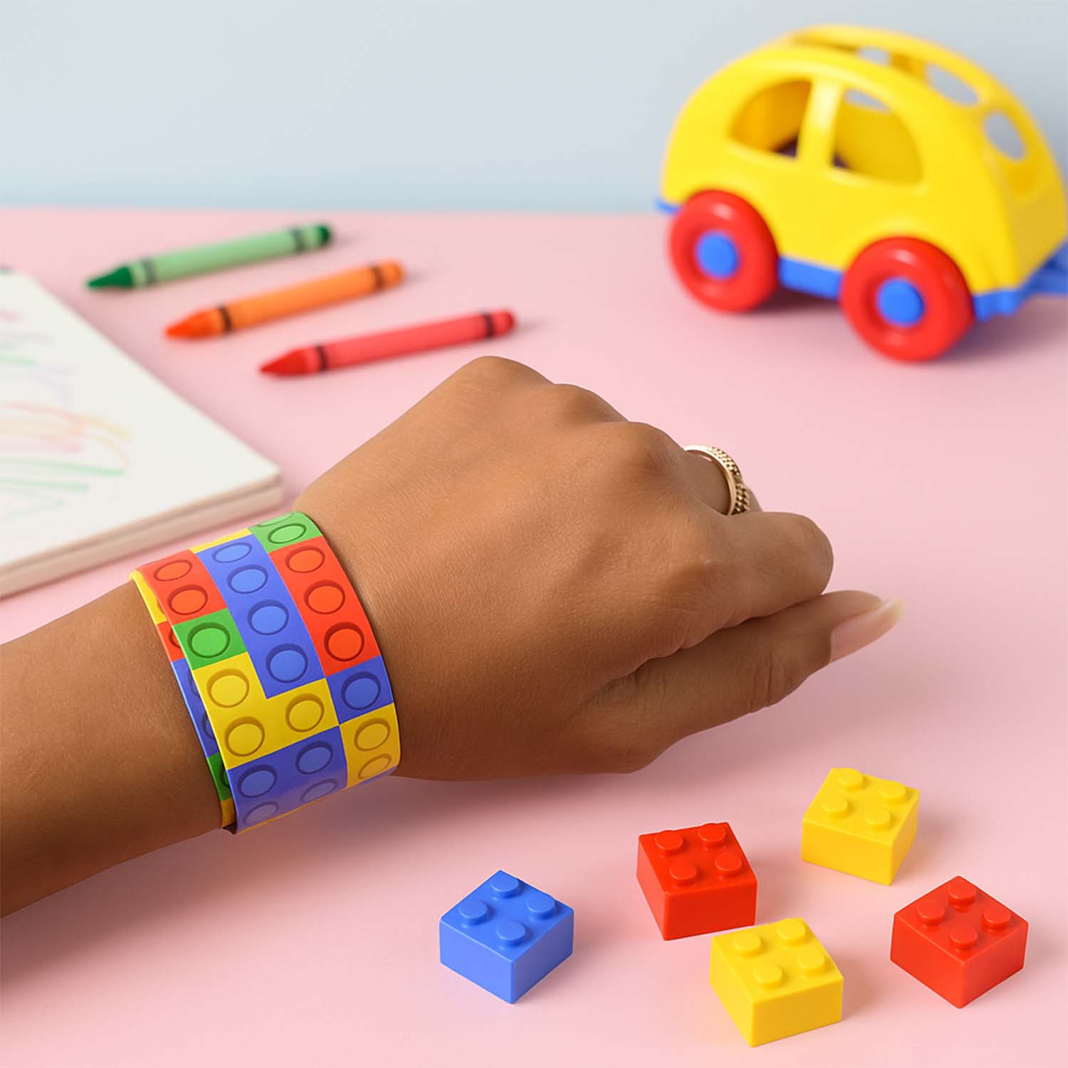 Colorful Snap Slap Bracelet Toy (1 Pc ) - Image 3