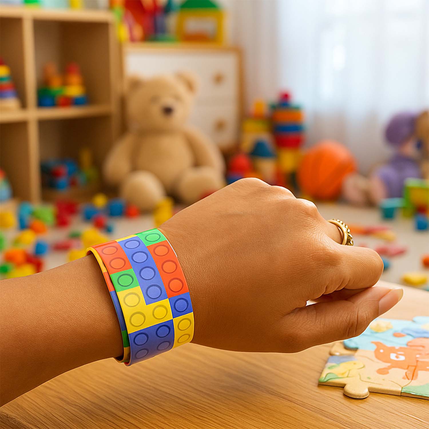 Colorful Snap Slap Bracelet Toy (1 Pc ) - Image 8
