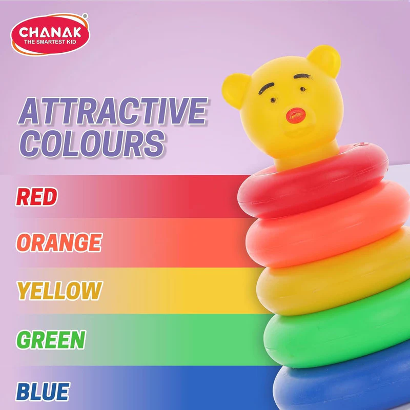 Colorful Stacking Ring Toy for Kids - Educational Development & Fun - Image 2