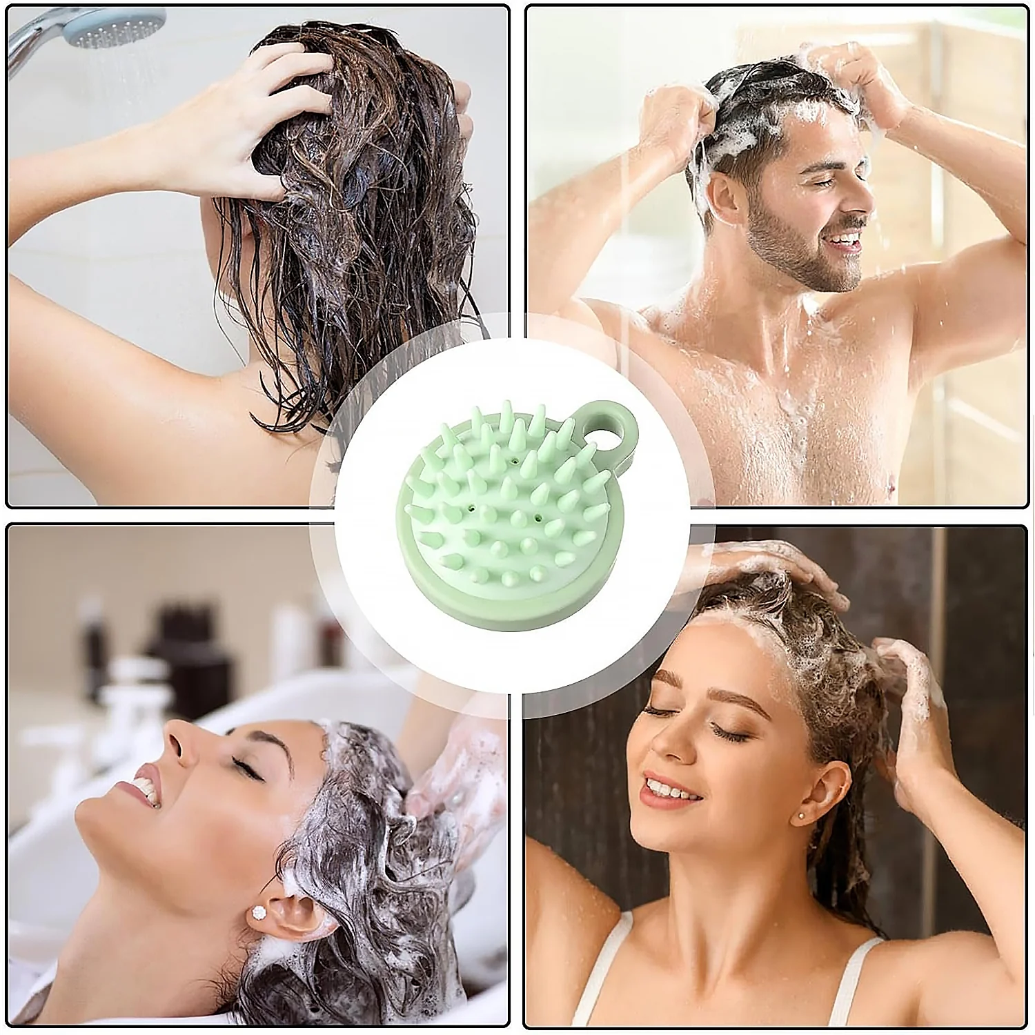 Portable Scalp Massage Comb – Hair Brush for Shampoo Massage, Relaxing Hair Accessories - Image 3