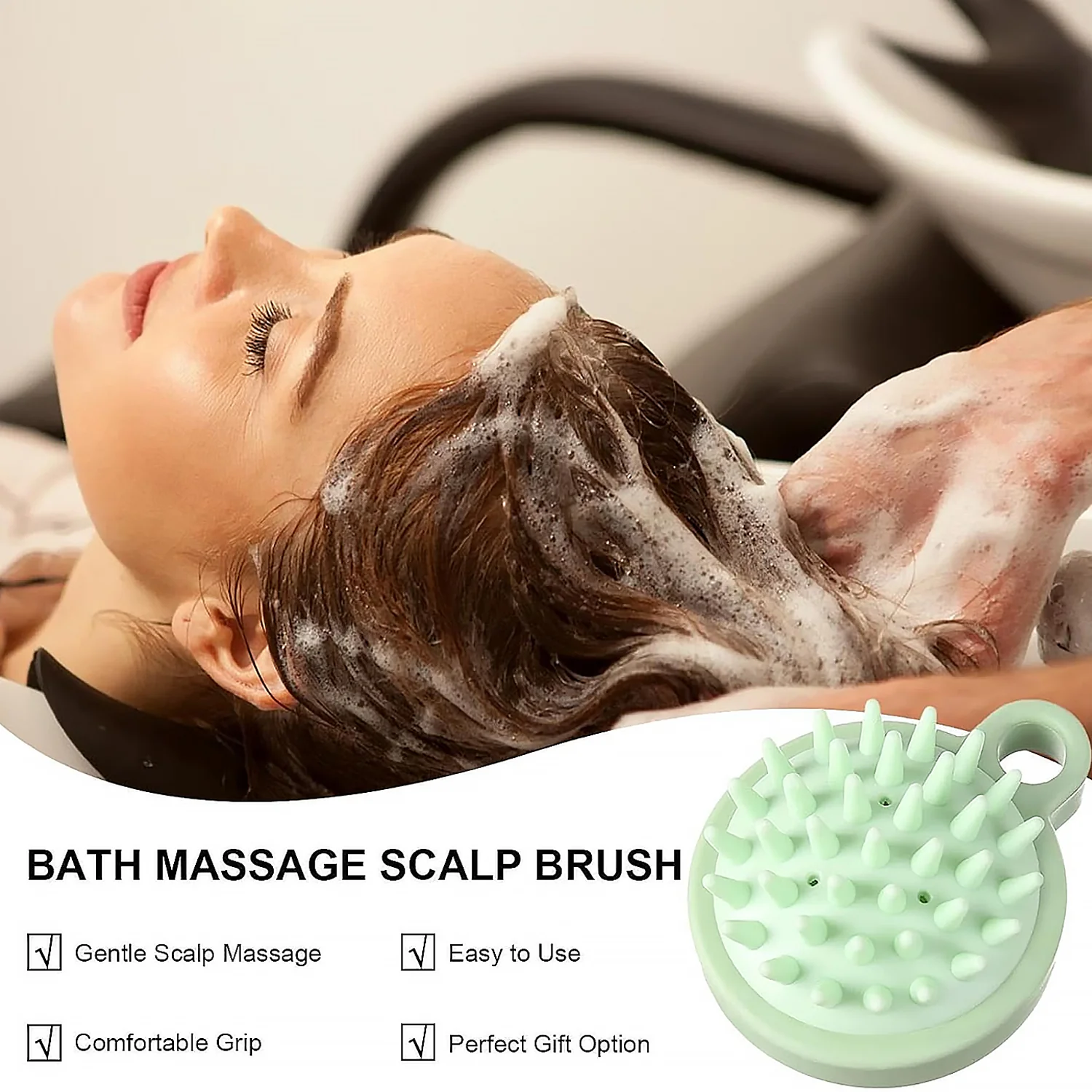 Portable Scalp Massage Comb – Hair Brush for Shampoo Massage, Relaxing Hair Accessories - Image 5