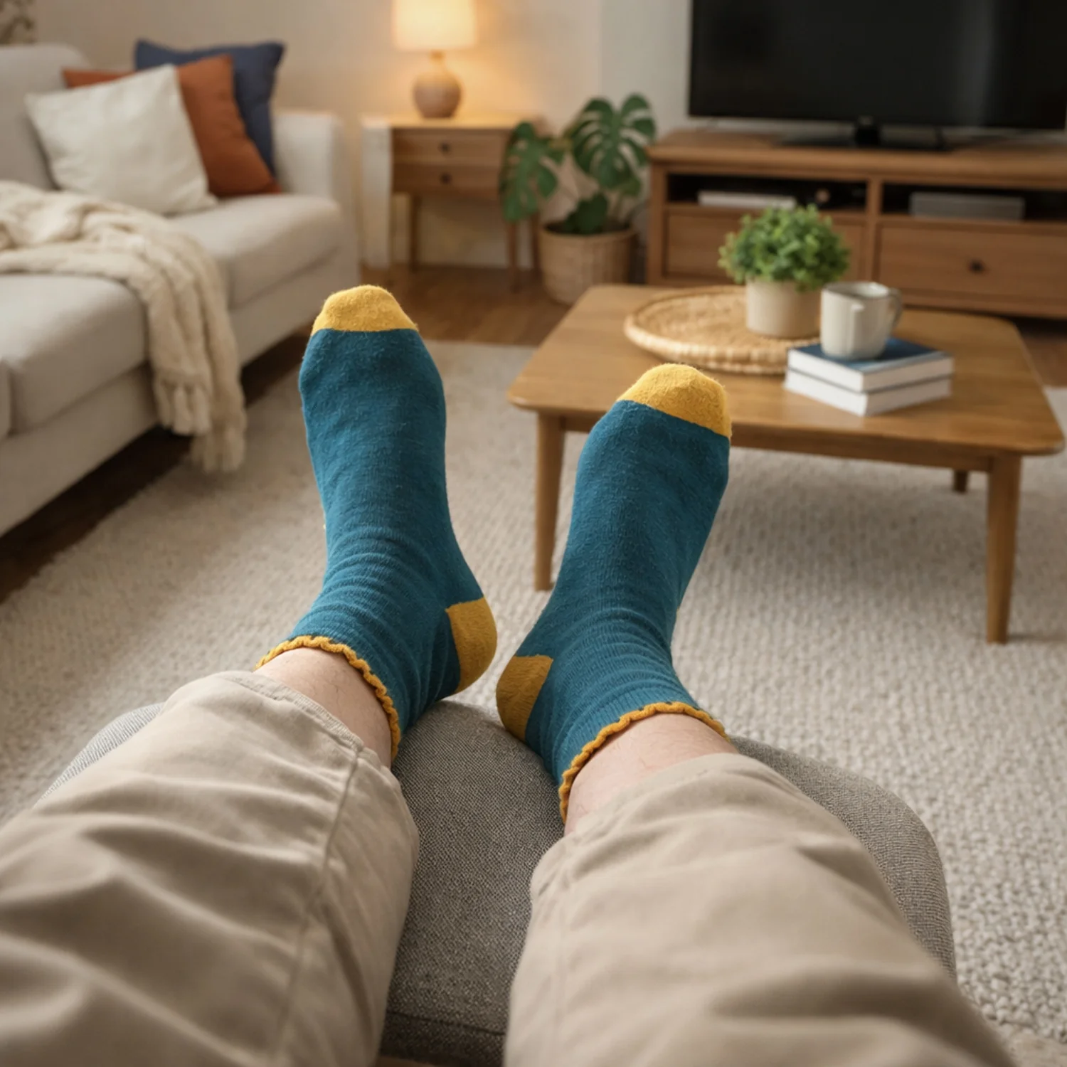 Comfortable Cotton Ankle Socks for Men and Women (1 Pair) - Image 4