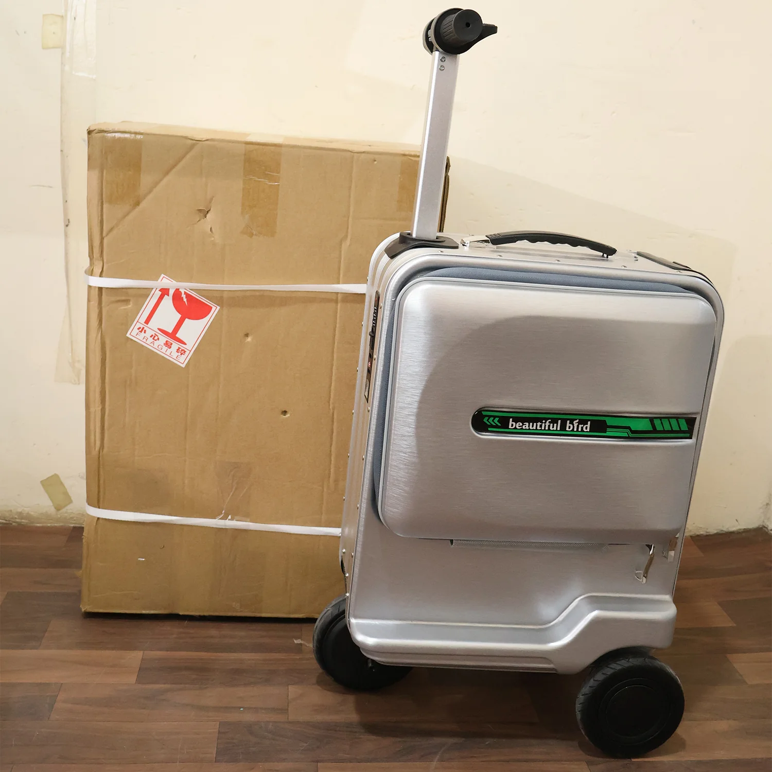 Electric Ride-On Scooter Travel Bag with Foldable Trolley (1 Pc) - Image 8