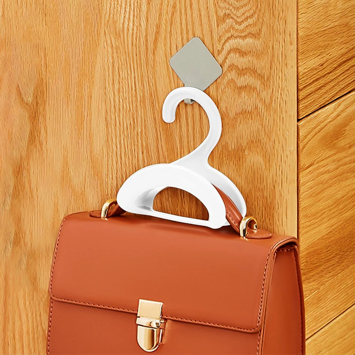 Compact Dual-Slot Multi-Purpose Plastic Hook Hanger (1 Pc) - Image 7