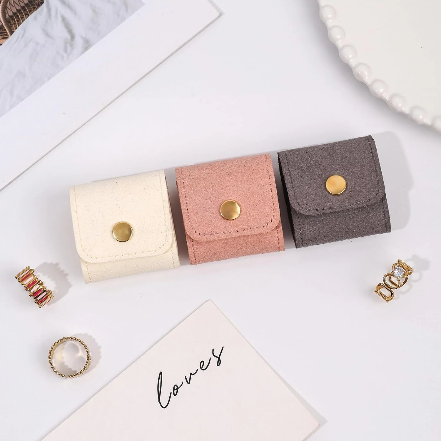 Compact Foldable Jewelry Storage Pouch / Wallet (1 Pc) - Image 3