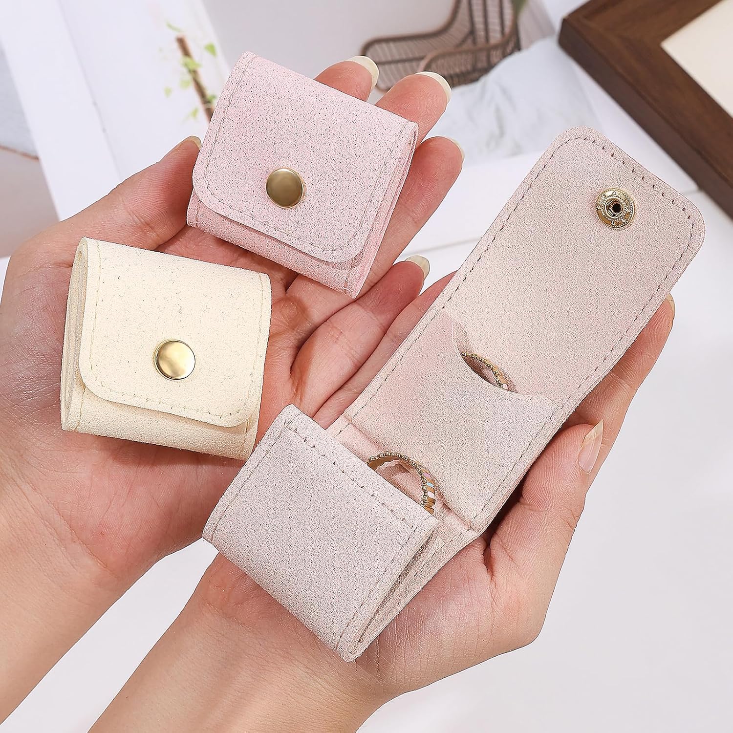 Compact Foldable Jewelry Storage Pouch / Wallet (1 Pc) - Image 6